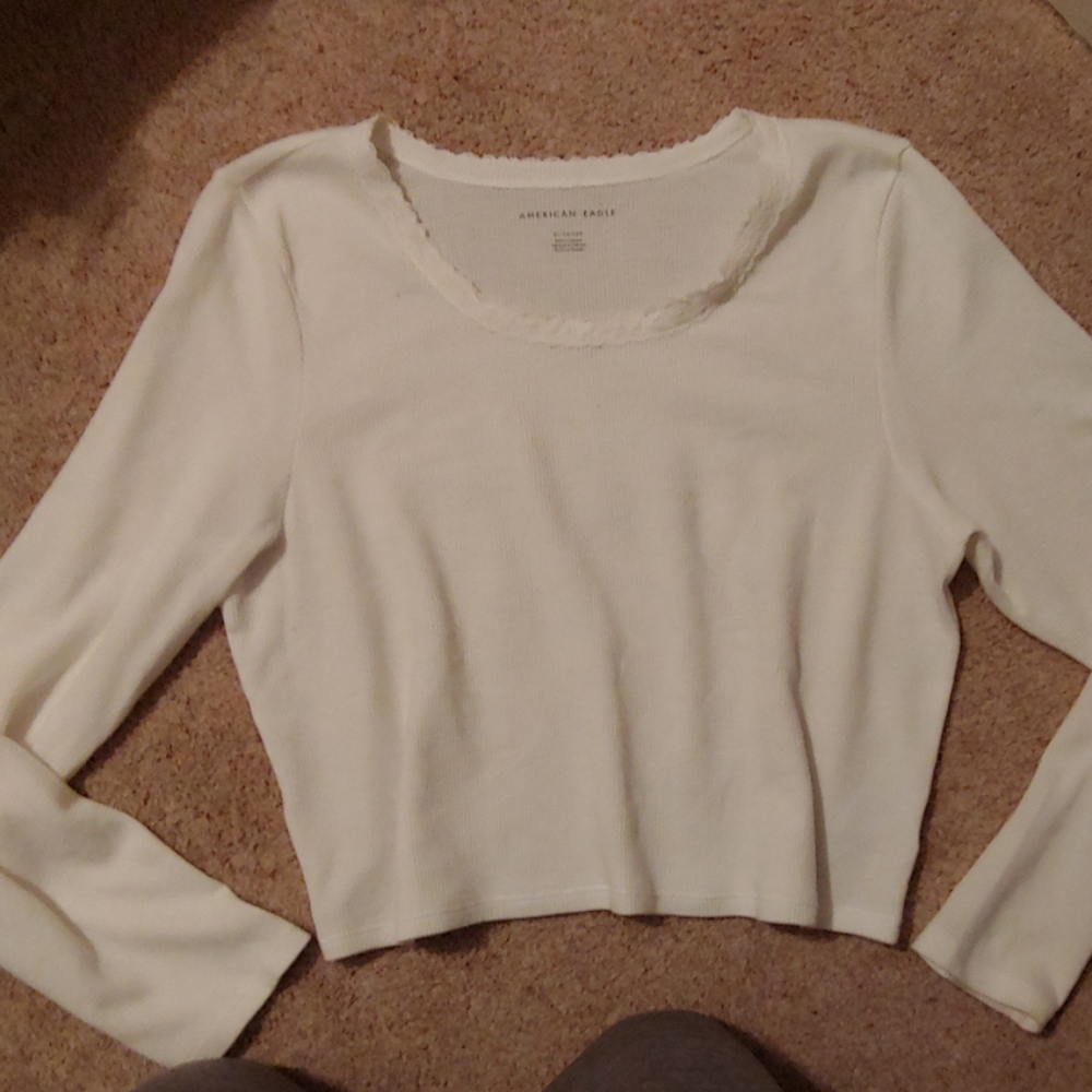 American Eagle cropped thermal